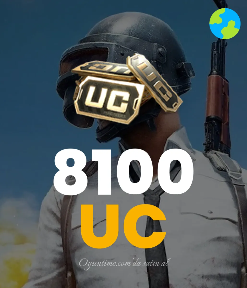 PUBG Mobile 8100 UC E-Pin
